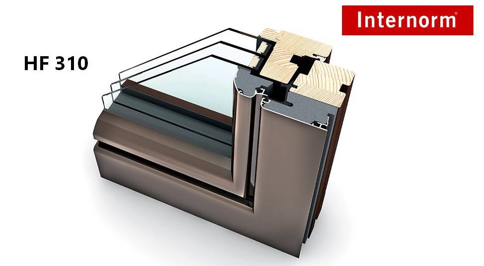 Fenêtre BOIS / ALU Internorm HF 310