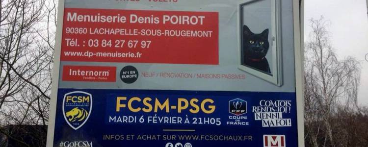 DP Menuiserie partenaire du FCSM