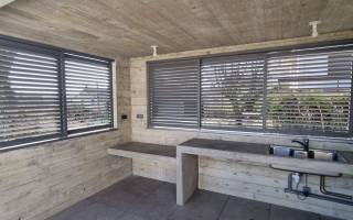 Installation de loggia en aluminium chez nos clients à Bavilliers