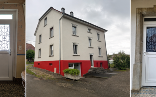 Fin de chantier de rénovation de fenêtres pour cette ferme à Suarce 90